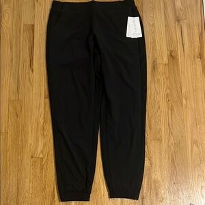 NWT Athleta Black Brooklyn Lined Joggers Sz 14T Tall
